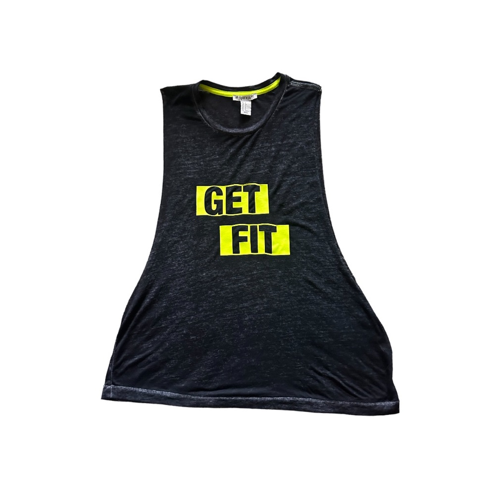 Forever 21 Black Active Get Fit Tank Top Size S